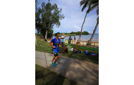 Aquathlon du bout du monde à Tahiti