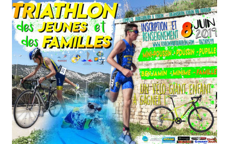 Triathlon des jeunes et des familles 2019