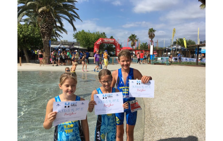 Triathlon L et Aquathlon jeune de Ballena Espagne.